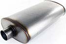 49-91010 Mach Force XP Muffler, 3" Inlet(Center)/Outlet (Center), 11" Length (Stainless)