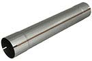 49-91041 Mach Force XP Muffler Delete Pipe, 5" Inlet(Center)/Outlet (Center), 30" Length (Stainless)