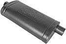 49M00016-B Mach Force XP Muffler, 3" Inlet(Center)/Outlet (Offset), 22" Length (Hi-Temp Metallic Black)