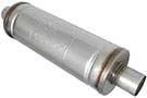 49M00021 Mach Force XP Muffler, 2.5" Inlet(Center)/Outlet (Center), 18" Length (Stainless)