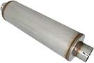 49M00024 Mach Force XP Muffler, 3.5" Inlet(Center)/Outlet (Center), 24" Length (Stainless)