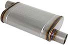 49M00028 Mach Force XP Muffler, 2.5" Inlet(Offset)/Outlet (Offset), 14" Length (Stainless)