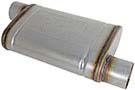 49M00030 Mach Force XP Muffler, 3" Inlet(Offset)/Outlet (Offset), 14" Length (Stainless)