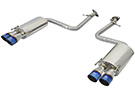Takeda 2-inch 304 SS Axle-Back Exhaust Sys. w/ Blue Flame Tip