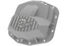 aFe Street Series Front Differential Cover features raw aluminum finish