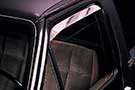 Stainless Auto Ventshade Window Vent Visor mounted over driver's side window