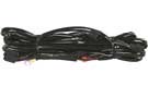 Black wiring harness for FF series lamps