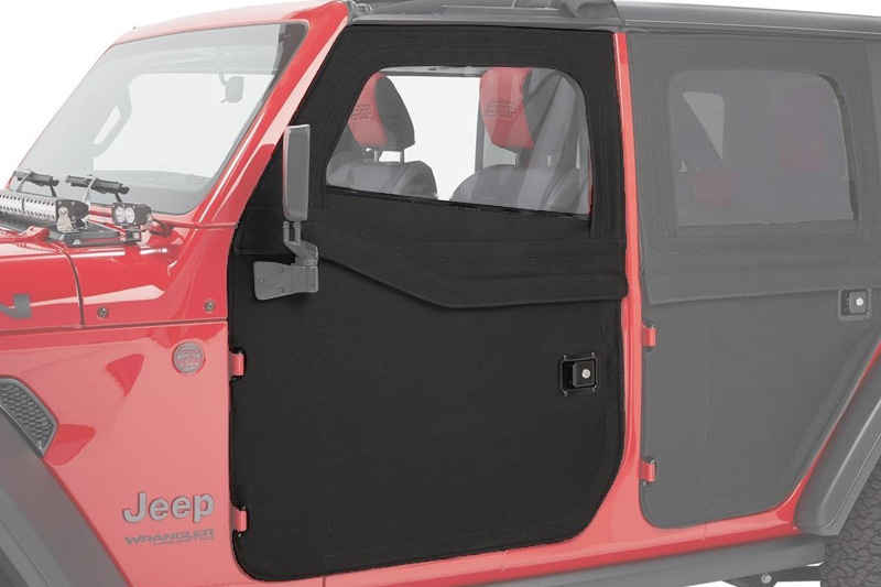 Bestop 2-Piece Full Fabric Jeep Doors | 4WheelOnline.com