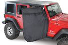 Door Storage jacket protecting the the JK Wrangler's door