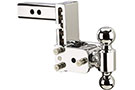 2 x 2-5/16-inch Model 8 Dual Ball Mount in Chrome Finish