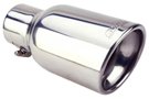 4-inch Single Round, Rolled Angle Cut Exhaust Tip from Borla