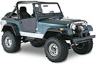 Cut-Out Fender Flares on a Jeep CJ5