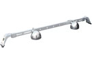 Titanium silver CARR Deluxe Rota light bar with light facing down