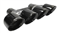 Corsa Performance® 14062BLK Pro-Series Replacement Exhaust Tip Kit; Rear Exit, Quad 4.5in Black