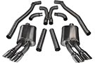 Corsa 3-inch Cat-Back Dual Rear Exit with Twin 4-inch Polished Pro-Series Tips