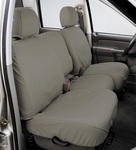 Covercraft Polycotton SeatSaver Custom Front Row Seat Covers-Misty Grey