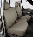 Covercraft Polycotton SeatSaver Custom Second Row Seat Covers-Wet Sand