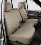 Covercraft Polycotton SeatSaver Custom Second Row Seat Covers-Taupe