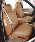 Covercraft Polycotton SeatSaver Custom Front Row Seat Covers-Tan