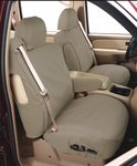 Covercraft Polycotton SeatSaver Custom Second Row Seat Covers-Wet Sand