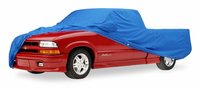 Covercraft® C18611D1 Custom Fit Car Cover; Custom Sunbrella Car Cover-Pacific Blue; w/Antenna Pocket; w/2 Mirror Pockets