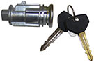 Coded Ignition Lock Cylinder with Keys