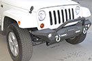 DV8 FS-7 Front Bumper with Lights Installed