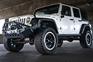 FS-8 Front Bumper with Lights and Bull Bar Installed on a Wrangler Rubicon