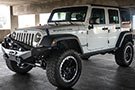 DV8 Full Length Textured Front Bumper on a Jeep Wrangler Rubicon