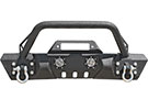 DV8 Mid Textured Black Front Bumper with Stinger