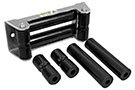 Daystar Fairlead Rope Rollers For Synthetic Winch Rope (Black)