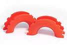 Daystar D-Ring/Shackle Isolator (Fl. Orange)