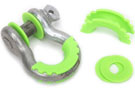 D-Ring Isolator & Washers (Fl. Green)