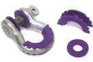 D-Ring Isolator & Washers (Purple)