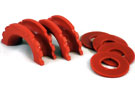 D-Ring Isolator & Washers (Red)