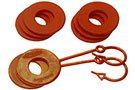 D-Ring Isolator Washer Locker Kit (Orange)