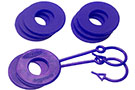 D-Ring Isolator Washer Locker Kit (Purple)