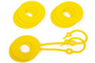 D-Ring Isolator Washer Locker Kit (Yellow)