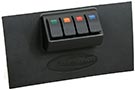 Daystar Lower Dash Switch panel with 4 Rocker Switches