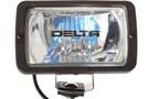 Delta 6-inch 260H Series Xenon Driving Light with clear glass lens in black housing