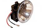 Delta's 4-inch Round Reflective Power LED Light with clear lens in black housing