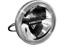 4-inch round Delta LED Reflective Power Range Light with clear lens in chrome housing