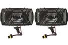 Delta 850H Series HID Driving Light Kit with black stone guard