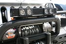 Delta LED Silo Universal 16 Light Bar installed on Jeep Wrangler JK