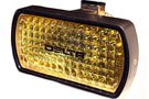 Amber prismatic lens reflector for Delta Dust Series Lights