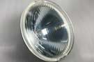 Round clear prismatic lens and reflector for Delta 800 Series lights