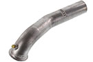 3-inch Inlet, 3-inch Outlet Aluminized Turbo Downpipe w/ Plug (1st Section) - DIAME-122002