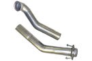 3-inch Inlet, 3-inch Outlet Aluminized Turbo 2-Pice Downpipe - DIAME-122004