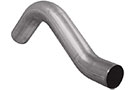 3-inch Outlet, 3.8 ft Length Aluminized 16-Gauge Tailpipe - DIAME-122025
