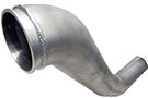 4-inch Inlet, 4-inch Outlet Aluminized HX40 Turbo Direct Pipe - DIAME-221040